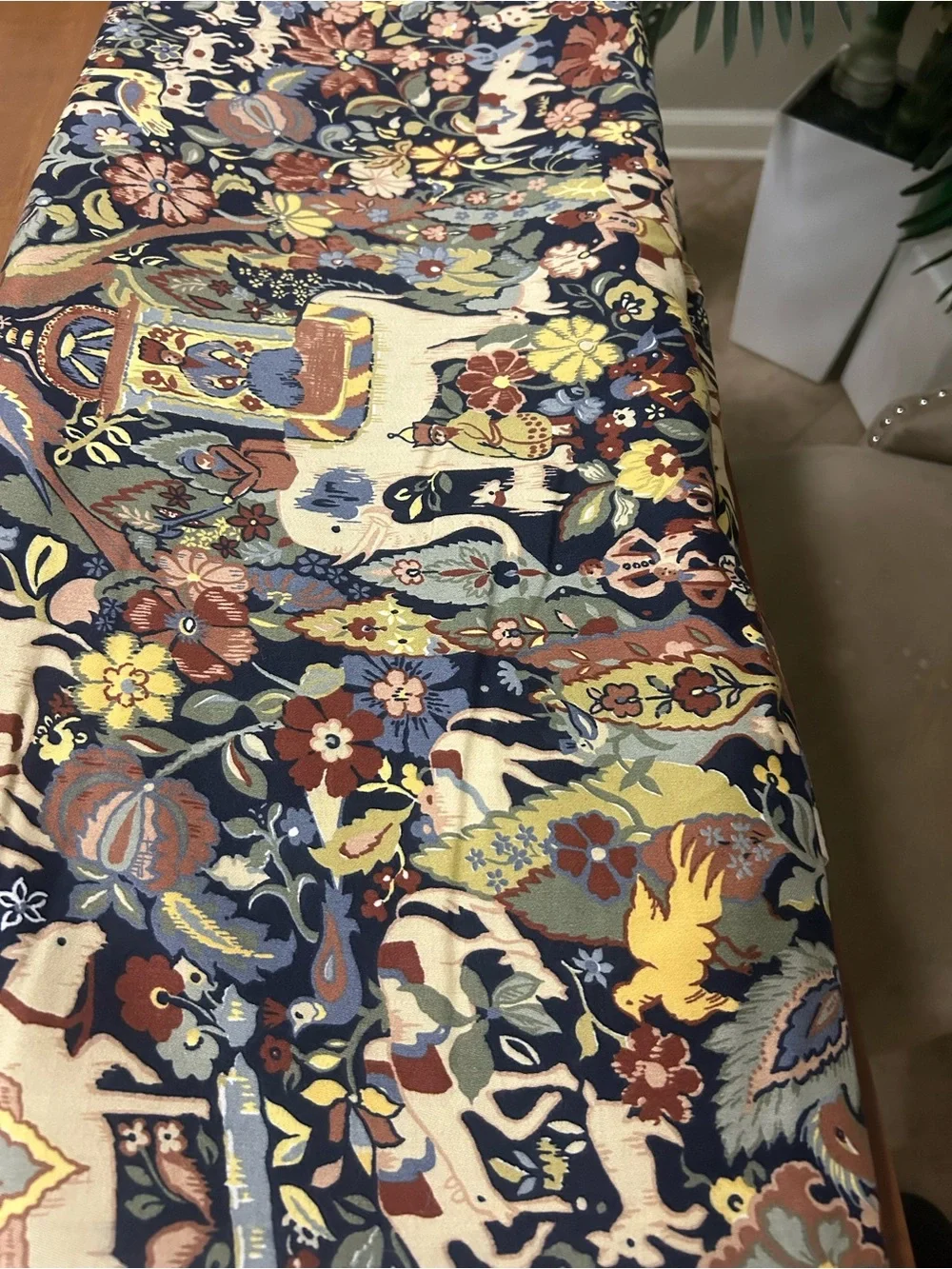 Vintage Wilmington Fabric Robin Hood Range Printed In England Vat Colours 11 Yds